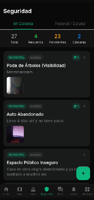 Reportes de seguridad